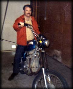 Walt on motorcycle